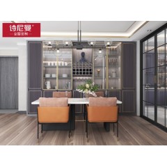轻奢More【柔晶系列琉金紫-原素门】全屋定制