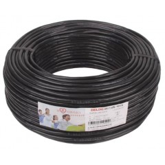 德力西（DELIXI）RVV软护套线三芯0.5-6平方铜芯电线国标家用工程电源充电桩电缆线 黑色